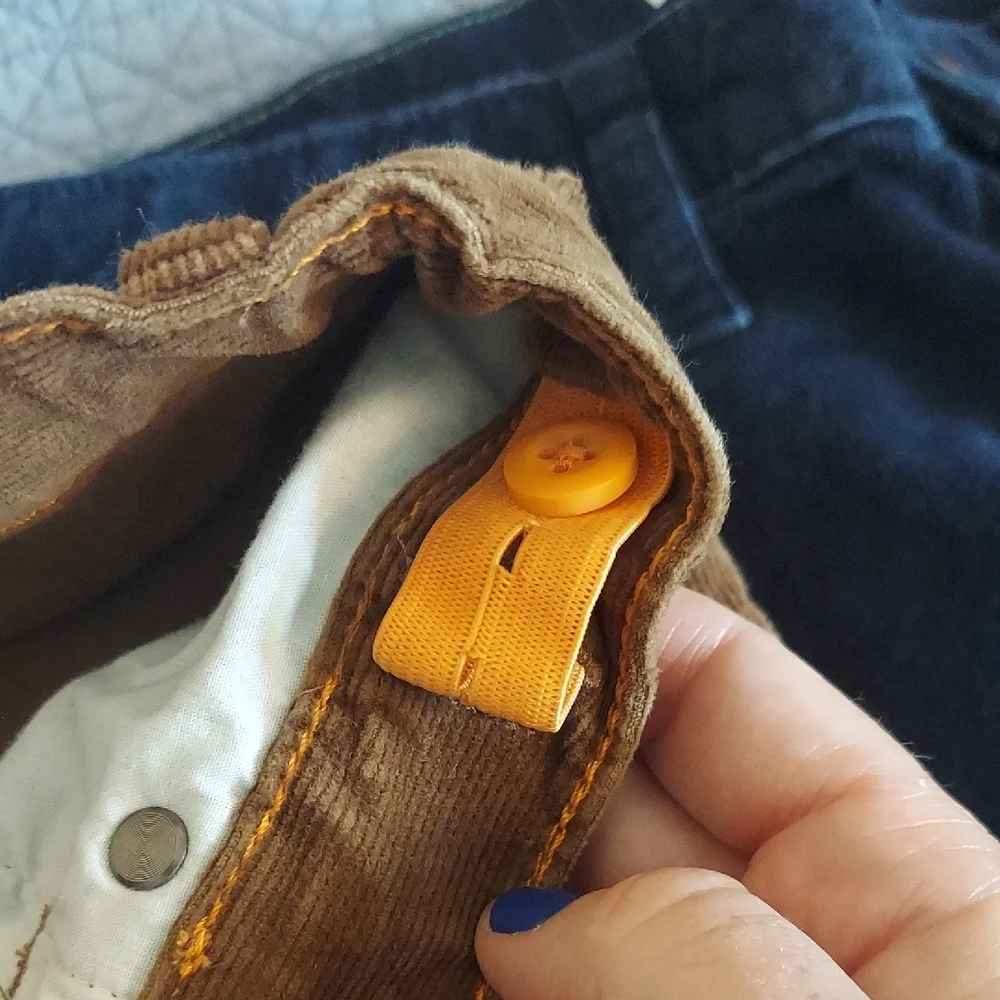 Crewcuts Kids Corduroy Pants in Brown and Navy - Picture 5 of 5